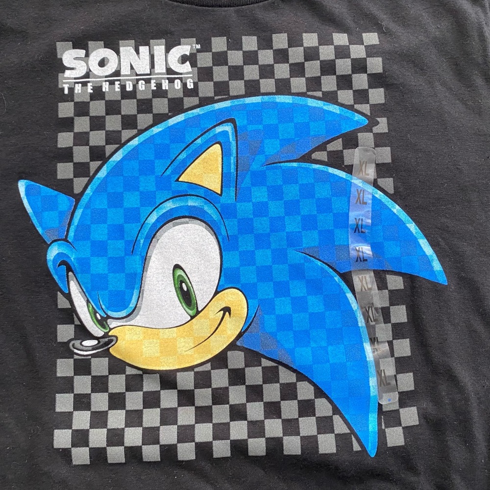 Sonic The Hedgehog Boys Short Sleeve Shirt XL (20) - Picture 3 of 6